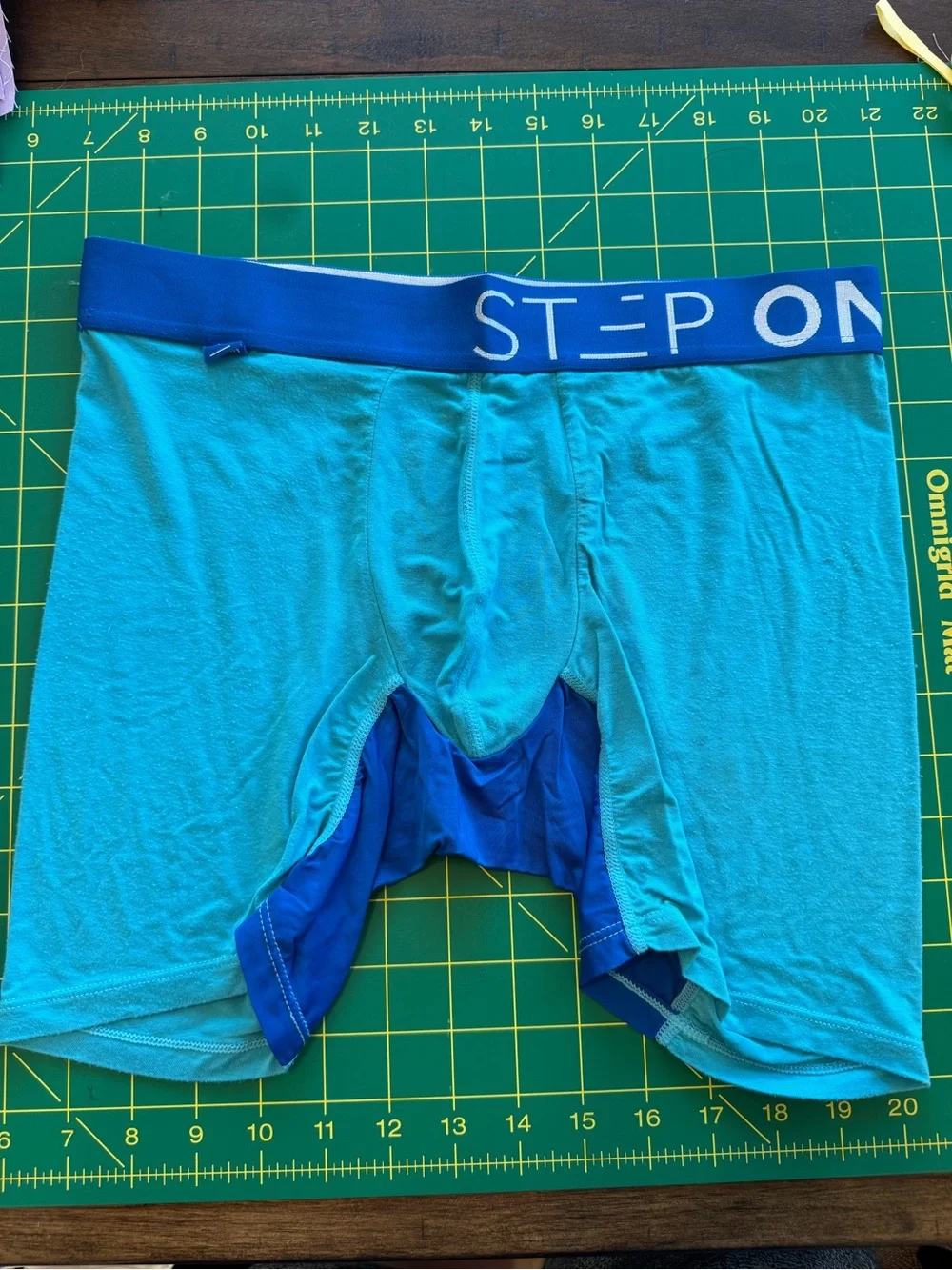 Men's Teal & Royal Blue Performance Boxer Briefs